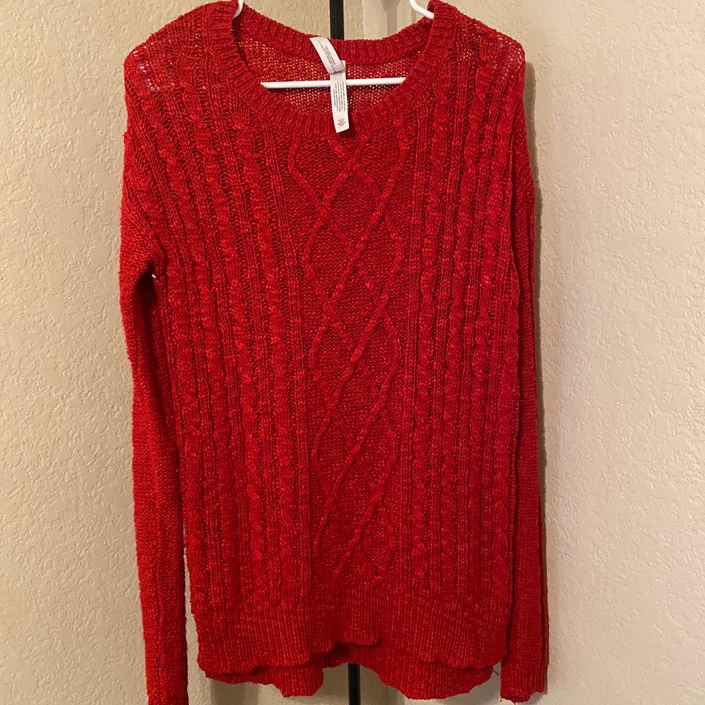 Red Aeropostale sweater size medium